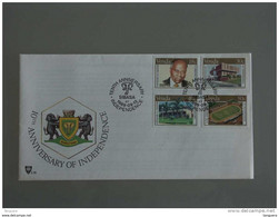 Venda FDC 1989 10e Onafhankelijkheid Indépendance Wapenschild Armoiries Yv 196-199 - Venda