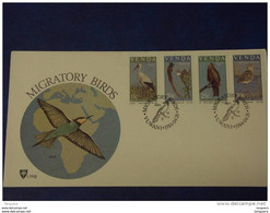 Venda FDC 1984 Trekvogels Oiseaux Migrateurs Migratory Birds Yv 91-94 - Venda