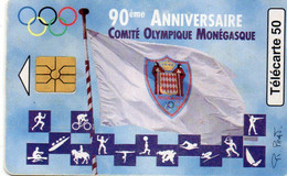 MONACO - CHIP CARD - MF44 - 90eme ANNIVERSAIRE COMITEE OLYMPIQUE - B730104006 - Monace