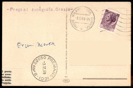 DOCUMENTI - AUTOGRAFI - Montale Eugenio (poeta) - Autografo (F - 1) Su Cartolina Del 1969 - Sonstige & Ohne Zuordnung