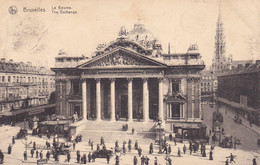 B01-416 Carte Postale De Bruxelles Bourse Animation - Documents Commémoratifs