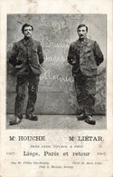 Cirque - Mr Houche Mr Liétar - Dans Leur Voyage à Pied Liège Paris Et Retour - Edit. Plénus - Carte Postale Ancienne - Zirkus