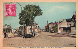 18 - SANCOINS - S10786 - Route De Saint Amand Et Rue De La Croix Blanche - L1 - Sancoins