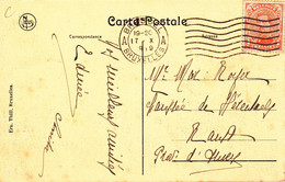 B01-416 Carte Postale De Bruxelles Jardin Botanique Cob 135 - Documents Commémoratifs