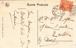 B01-416 Carte Postale De Bruxelles Série 1 N° 49 Palais Du Roi Cob 135 - Herdenkingsdocumenten