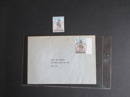 1445 - Dag Van De Postzegel - Alleen Op Brief Uit Merksem + Zegel Centrale Stempel Schoten - Briefe U. Dokumente