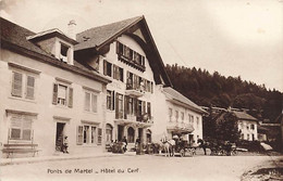 Ponts De Martel Hôtel Du Cerf Attelage Chevaux - Ponts-de-Martel