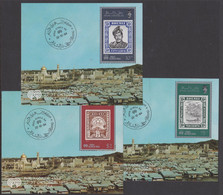 BRUNEI 1984 PhilaKorea Exhibition MNH Souv.sheets Mi. Bl. 7 - Bl. 9 ~ Stamps On Stamp - Brunei (1984-...)