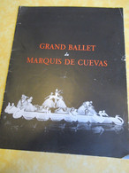 Programme Ancien / Théâtre De L' EMPIRE/ Grand Ballet Du Marquis De Cuevas / Bronislava Nijinska/ 1954          PROG340 - Programmes