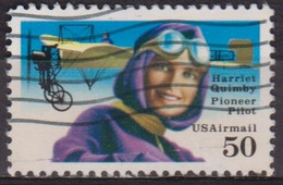 Pionniers De L'aviation - ETATS UNIS - Harriet Quimby, Pilote - Avion Blériot XI - N° 121 - 1991 - 3a. 1961-… Oblitérés