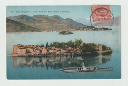 LAGO  MAGGIORE (NO):  ISOLA  BELLA1 CON  ISOLA  MADRE  E  PALLANZA  -  PER  LA  FRANCIA  -  FP - Watertorens & Windturbines