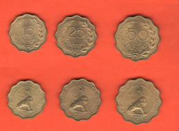 Paraguay 15 + 25 + 50 Centimos 1953 - Paraguay