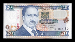 Kenia 20 Shillings 1996 Pick 35a Sc Unc - Kenia