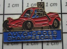 812f Pin's Pins : Rare Et Belle Qualité : SPORTS / AUTOMOBILE BUGGY AUTO-CROSS CHAMPSECRET - Automobile - F1