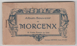 40 - Landes / Album Souvenir MORCENX, Complet 12 Cartes : Rue Gare, Avenue Solférino, Châteaux, Résinières, Parc Moutons - Morcenx