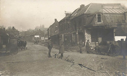Fins * Carte Photo * Rue Village Sous Occupation Allemande WW1 Guerre 14/18 War - Autres & Non Classés