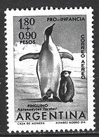 ARGENTINE. PA 82 De 1961. Manchot. - Fauna Antártica