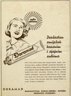 Doramad Radioaktivna Krema Dentifrice Thoopaste Radioactivité Publicité - Advertising (Photo) - Oggetti