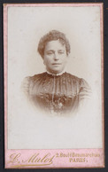 PHOTO CDV * DAME RICHE - MODE FEMININE STYLE VICTORIEN - LADY DRESS VICTORIAN STYLE - PHOTO MULOT PARIS - SECOND EMPIRE - Old (before 1900)