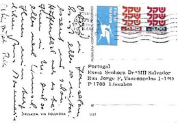 Israel & Marcofilia, Jerusalem, Via Dolorosa, Lisboa 1989 (1113) - Lettres & Documents