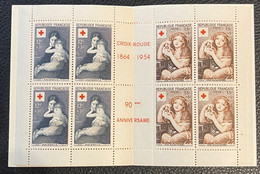 TTB. Carnet Croix Rouge 1954. Côte 180€ - Croix Rouge