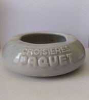 Cendrier Publicitaire Croisieres Paquet / Compagnie Maritime Bateau MERMOZ - Ashtrays