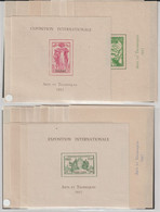 1937 - SERIE BLOCS EXPO INTERNATIONALE COMPLETE ! * MH (CHARNIERE LEGERE DANS LE 4 ANGLES) - COTE YVERT = 414 EUR. - - 1937 Exposition Internationale De Paris