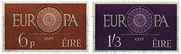 77379 MNH IRLANDA 1960 EUROPA CEPT. RUEDA CON 19 RADIOS - Collezioni & Lotti