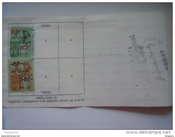 1965 Fiscal 541 8 + 545 20 F Sur Lettre De Change Wisselbrief Ieper Roeselare - Dokumente