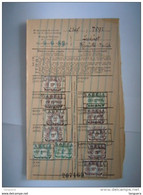 Dokument Zegels LIJFRENTEZEGEL Timbres De Retraite Privestempel S.A.B.E.L.L. 1939-1940 - Documentos