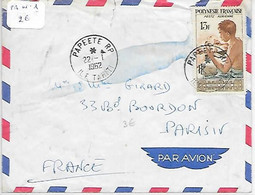 Polynésie Poste Aérienne N°1 - Storia Postale