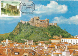 MAXIMUM CARD - CARTOLINA MAXIMA - MAXIMUM KARTE - TARJETA MAXIMA - CARTE MAXIMUM - PORTUGAL - CHÂTEAUX - LEIRIA - Châteaux