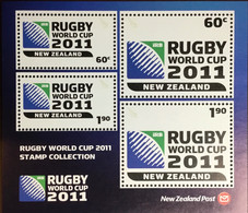 New Zealand 2010 Rugby World Cup Minisheet MNH - Unused Stamps