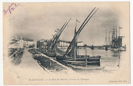 CPA - MARTIGUES (B Du R) - Le Port De Ferrières, Groupe De Tartanes - Martigues