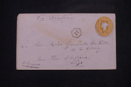 INDES ANGLAISE - Entier Postal Pour La Belgique En 1900  - L 140595 - 1882-1901 Empire