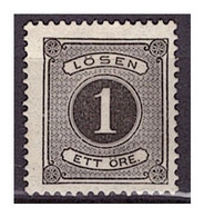 Suède Oblitéré N° 1 ( Yvert & Tellier ) Taxe - Postage Due