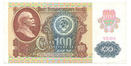 Russia, Russian ,Soviet Union (USSR) 100 RUBLES, Rubel 1991 - Russie