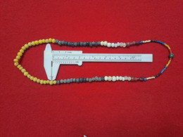 CAMBODGE / CAMBODIA/ Ancient Khmer String Beads - Collane/Catenine