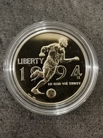 HALF DOLLAR CUIVRE 1994 P BE COUPE DU MONDE DE FOOTBALL USA / PROOF - Colecciones