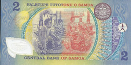 SAMOA   -   2 Tala - (1990)  -   UNC   -   Polymer - Samoa