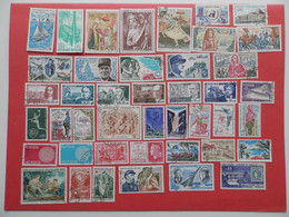 FRANCE OBLITERES LUXE : ANNEE COMPLETE 1970 SOIT 42 TIMBRES POSTE DIFFERENTS + PA 44 - 1970-1979