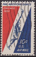 Porteur De La Flamme - ETATS UNIS - Sport - Jeux Panaméricains - N° 54 - 1959 - 3a. 1961-… Used