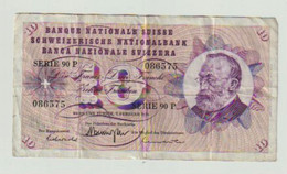 10 Francs Suisse. Du 7 -02 -1974 - Switzerland