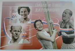 Czech Republik 2022, Emil Zatopek, CZ BL96, MNH - Blokken & Velletjes