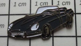 812f Pin's Pins / Beau Et Rare / AUTOMOBILES / JAGUAR TYPE E CABRIOLET GRISE FONCE - Jaguar