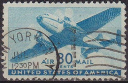 Poste Aérienne - ETATS UNIS - USA - Avion Bimoteur - N° 31 - 1941 - 2a. 1941-1960 Oblitérés