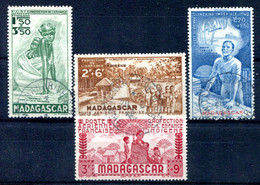 Madagascar      PA  41/44 Oblitérés - Poste Aérienne