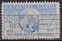 U.P.U. - ETATS UNIS - Globe Et Colombes - N° 42 - 1949 - 2a. 1941-1960 Usados