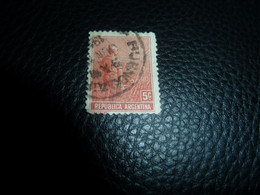 Republica Argentina - 5 Centavos - Yt 165 - Rouge - Oblitéré - Année 1911 - - Used Stamps