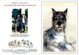 Germaine Bouret Calendrier De Poche 2011 Association Les Amis De Germaine Bouret Chien Dog Cane Perro En TB.Etat - Klein Formaat: 2001-...